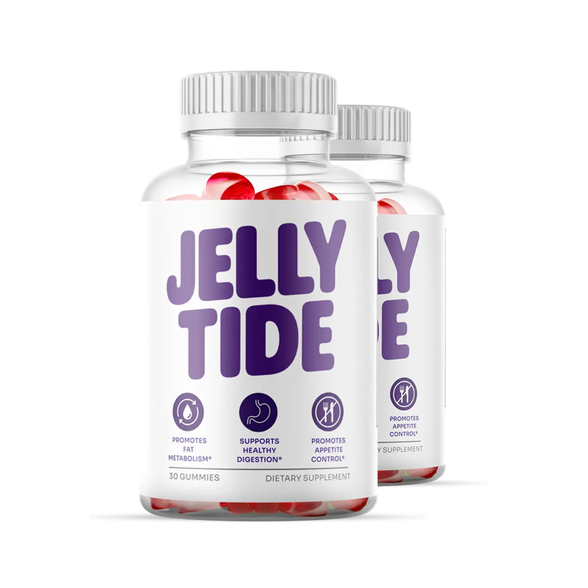 Jelly Tide 2 bottle package — 60 day supply of natural weight loss gummies